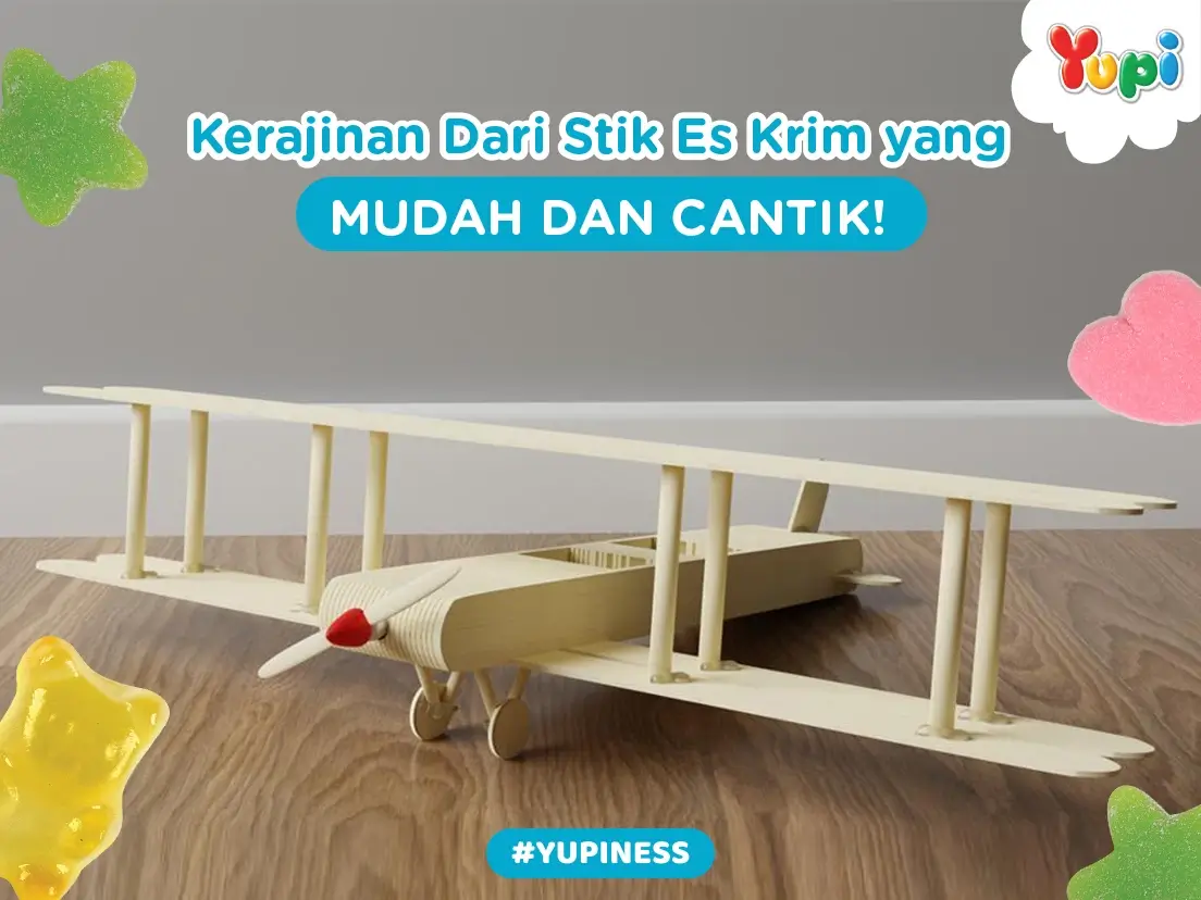 10 Kerajinan Dari Stik Es Krim Yang Mudah Dan Cantik